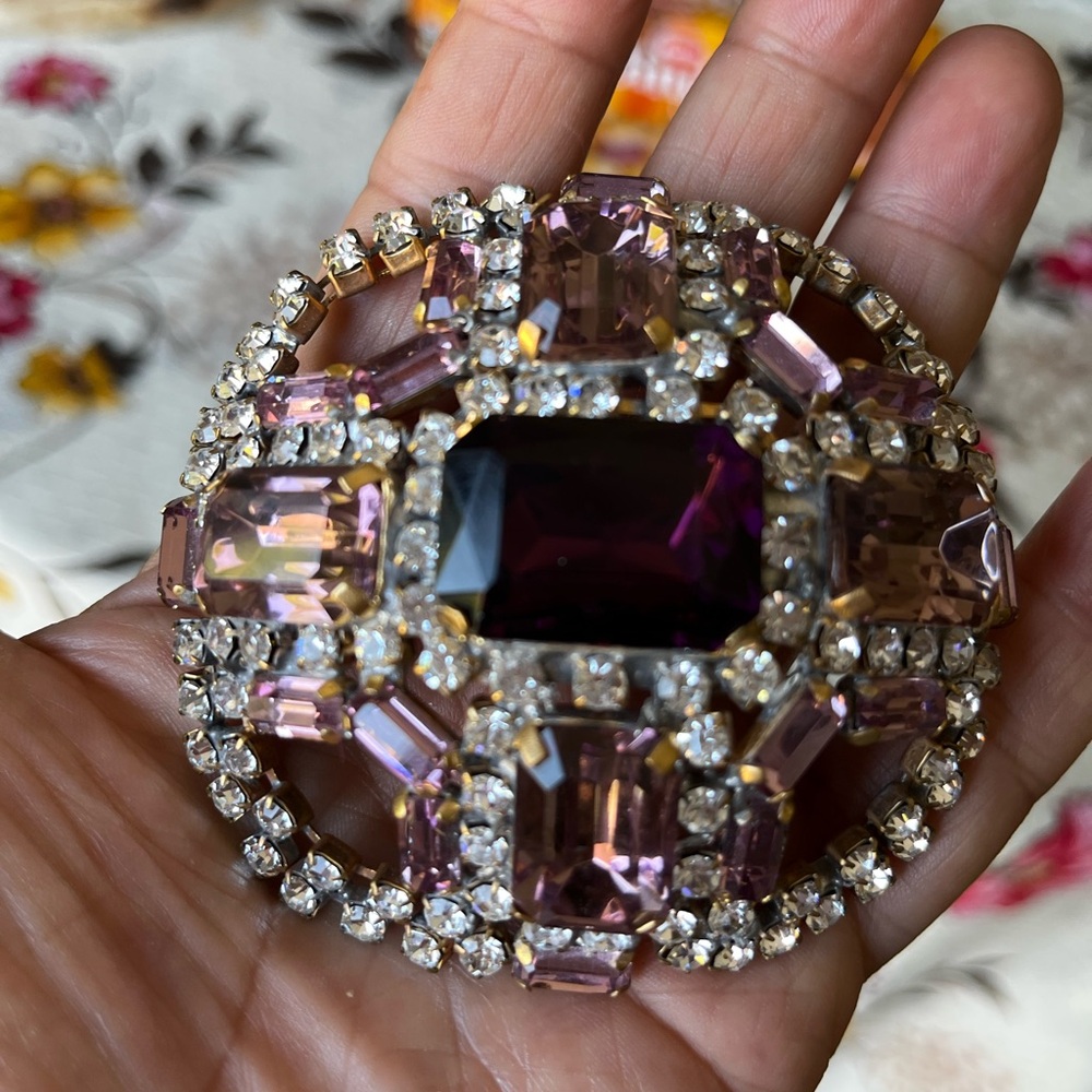 Vintage Czech Bijoux Brooch Pin